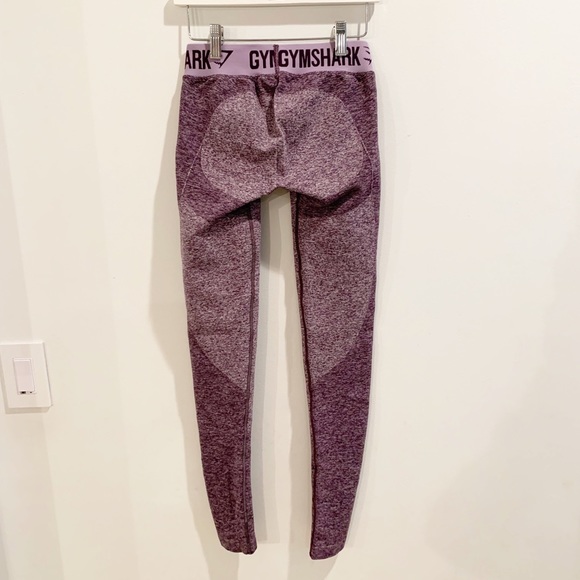 Gymshark Pants - EUC Gymshark flex “dark ruby” purple pink full length work out leggings small